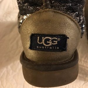 Blue Sequin Uggs